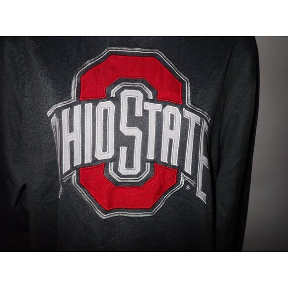 Ohio State‎ Buckeyes Scarlet And Gray Hooded Sweatshirt NCAA FOOTBALL Men's M - Picture 3 of 6